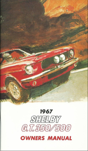 1967 Shelby Mustang - Owners Manual (english)