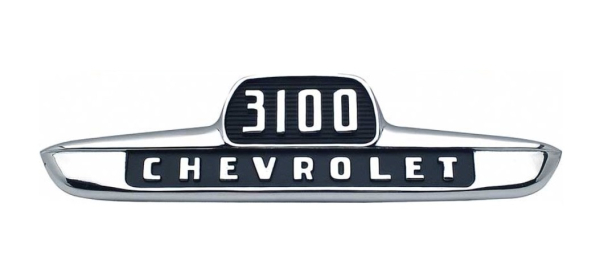 Hood Emblems for 1955 Chevrolet Pickup - CHEVROLET 3100
