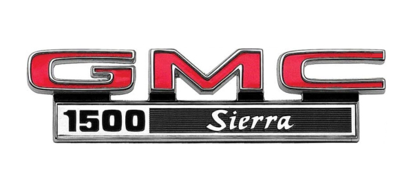 Kotflügel-Embleme für 1971-72 GMC 1500 Sierra - GMC 1500 Sierra