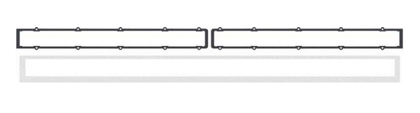Tail Lamp Gaskets for 1966-67 Dodge Charger - Set