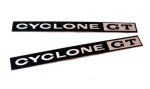 Fender Emblem Inserts for 1966 Mercury Comet Cyclone GT - Pair