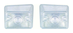 Park/Turn Light Lenses -Clear- for 1967-68 Chevrolet Camaro RS - Pair