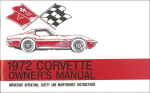 1972 Chevrolet Corvette - Betriebsanleitung (englisch)